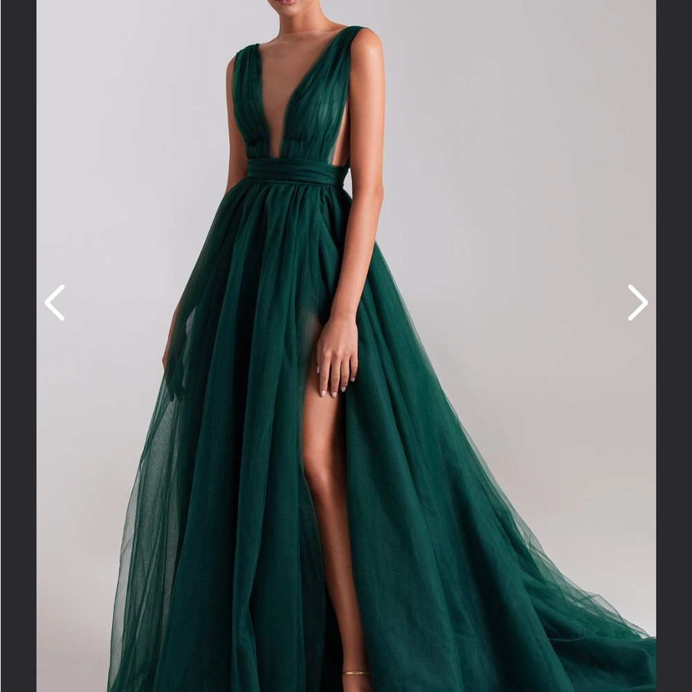 COPY - Milla emerald green elegant maxi